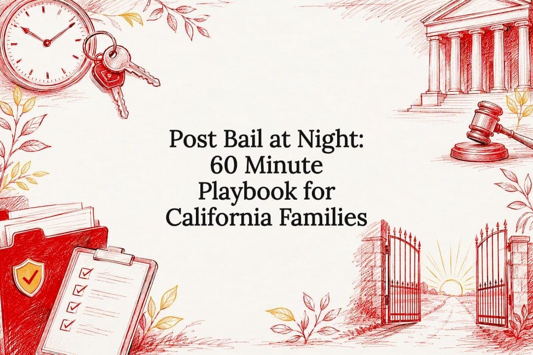 Post Bail at Night: 60 Minute Playbook for California Families