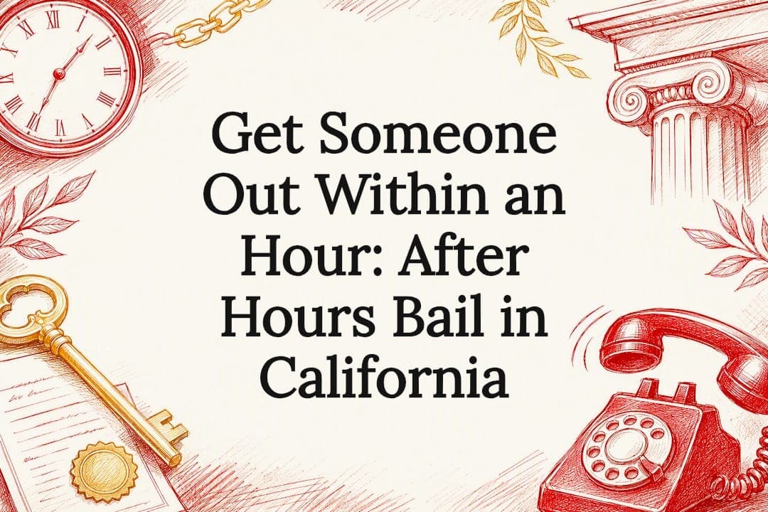 Get Someone Out Within an Hour: After Hours Bail in California