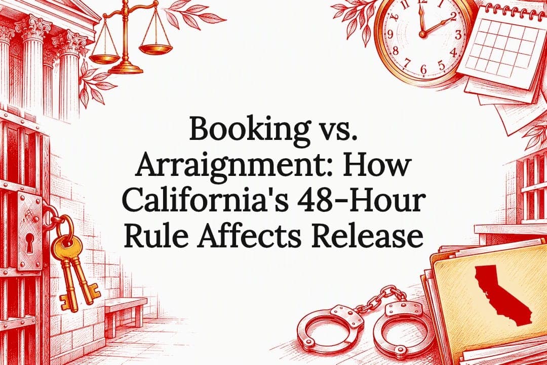 Booking vs. Arraignment: How California's 48-Hour Rule Affects Release