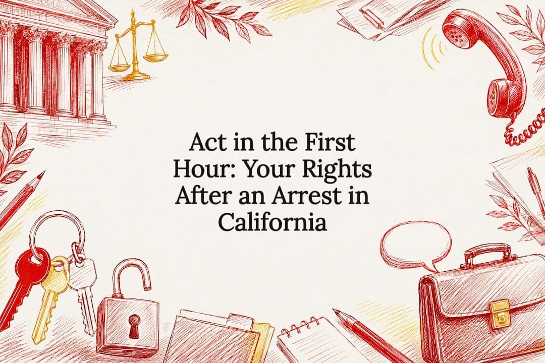 Act in the First Hour: Your Rights After an Arrest in California