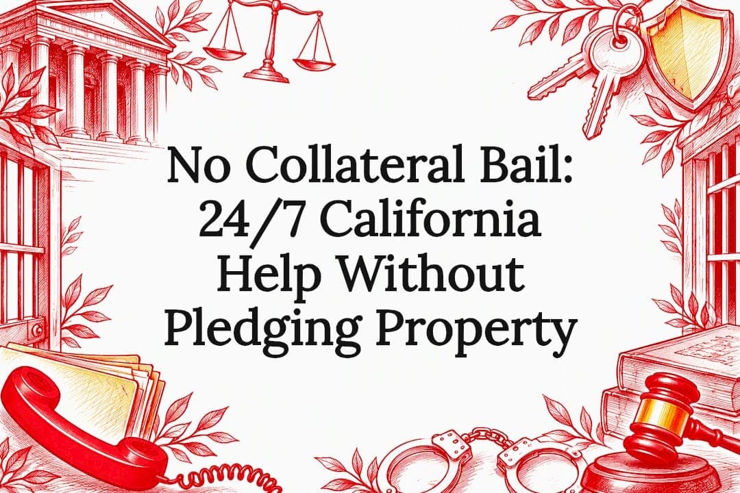 No Collateral Bail: 24/7 California Help Without Pledging Property